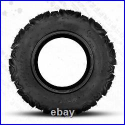 Pair 25x8-12 ATV UTV Tires Go Kart 25x8x12 Golf Cart All Terrain 6Ply 25-8-12