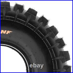 Pair of 2, 18x10.5-8 18x10.5x8 Quad ATV All Terrain AT 6 Ply Tires A027 by SunF