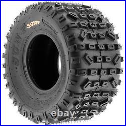 Pair of 2, 18x10-8 18x10x8 Quad ATV All Terrain AT 6 Ply Tires A035 by SunF