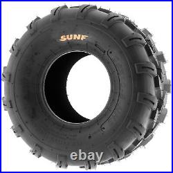 Pair of 2, 18x9.5-8 18x9.5x8 Quad ATV All Terrain AT 6 Ply Tires A003 by SunF
