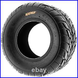 Pair of 2, 18x9.5-8 18x9.5x8 Quad ATV All Terrain AT 6 Ply Tires A021 by SunF