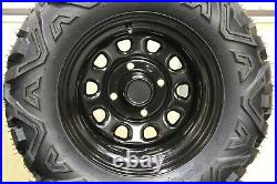 Polaris Rzr 170 23 Quadking Atv Tire & Itp Black Atv Wheel Bigfoot Kit Srad