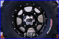 Polaris Sportsman 570 25 Bear Claw Atv Tire & Cobra Blk Wheel Kit Pol3ca