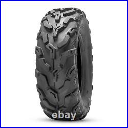 Premium Set 2 25x8-12 ATV Tires 25x8x12 Heavy Duty 6Ply UTV Replacement Tyres