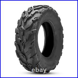 Premium Set 2 25x8-12 ATV Tires 25x8x12 Heavy Duty 6Ply UTV Replacement Tyres