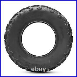 Premium Set 2 25x8-12 ATV Tires 25x8x12 Heavy Duty 6Ply UTV Replacement Tyres