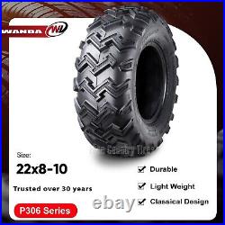 SET 2 New WANDA ATV UTV Tires 22X8-10 22x8x10 6PR