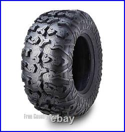 SET 2 PREMIUM FREE COUNTRY ATV/UTV Tires 25x11-12 25x11x12 8PR withScuff Guard