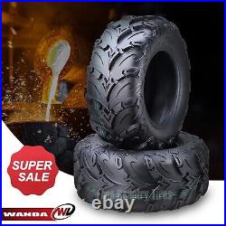 SET 2 PREMIUM WANDA ATV UTV TIRES 24x10-12 24x10x12 8PR MUD SLING