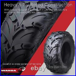 SET 2 PREMIUM WANDA ATV UTV TIRES 24x10-12 24x10x12 8PR MUD SLING