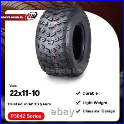 SET 2 WANDA SPORT ATV TIRES 22X11-10 22x11x10 6PR KNOBBY