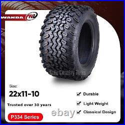 SET 2 WANDA UTV ATV TIRES 22x11-10 22x11x10 4PR HIGH LOAD