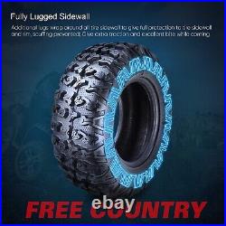 Set 2 FREE COUNTRY Premium ATV/UTV Tires 26x11-12 26x11x12 8PR withScuff Guard