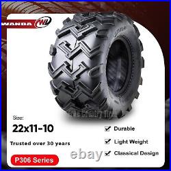 Set 2 WANDA ATV UTV Tires 22X11-10 22x11x10 4PR