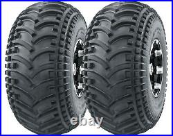 Set 2 Wanda Atv Tires 22x11-8 22x11x8 4pr Durable Deep Tread