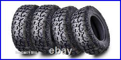 Set 4 FREE COUNTRY Premium ATV/UTV Tires 24x8-12 24x8x12 8PR withScuff Guard