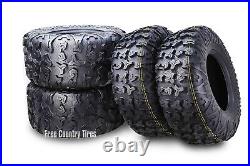 Set 4 FREE COUNTRY Premium ATV/UTV Tires 27x9-12 & 27x11-12 8PR withScuff Guard