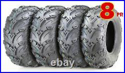 Set 4 Premium 8PR ATV UTV Tires 24X8-12 24x8x12 Front & 24x10-12 24x10x12 Rear