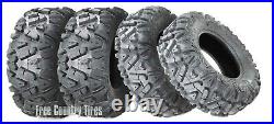 Set 4 ROAD GUIDER ATV UTV Tires 26x9-12 26x9x12 Front 26x12-12 26x12x12 Rear 6PR