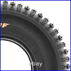 Set 4 SunF 16x8-7 16x8x7 Sport ATV Tires 6PR Go-Kart Off-Road All Terrain A012