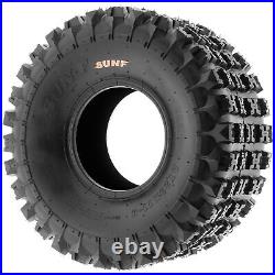 Set 4 SunF 20x11-8 20x11x8 Sport ATV UTV Knobby Tires Off Road Tubeless 6PR A027