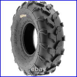 Set 4 SunF 21x7-8 Front & 20x10-8 Rear ATV UTV Tires Off Road Tubeless 6 PR A003