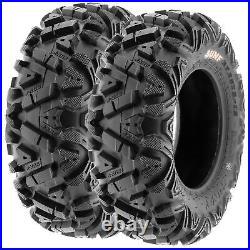 Set 4 SunF 23x8-11 Front & 24x9-11 Rear ATV UTV Tires Off Road 6 PR Power. I A033