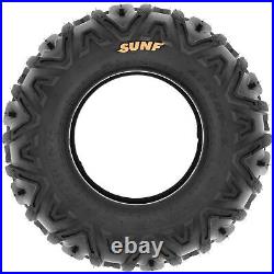 Set 4 SunF 23x8-11 Front & 24x9-11 Rear ATV UTV Tires Off Road 6 PR Power. I A033