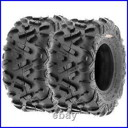 Set 4 SunF Power. II ATV UTV Go-Kart Tires 145/70-6 Front & 19x7-8 Rear 6 PR A051