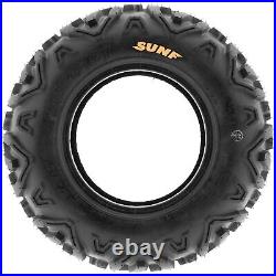 Set 4 SunF Power. II ATV UTV Go-Kart Tires 145/70-6 Front & 19x7-8 Rear 6 PR A051