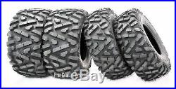 Set 4 WANDA ATV UTV Tires AT 26x9-12 Front & 26x10-12 Rear 6PR Bighorn Style