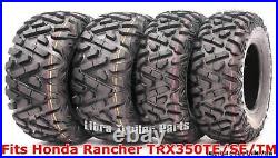 Set 4 WANDA ATV tires 24x8-12 & 25x11-10 00-06 Honda Rancher TRX350TE/SE/TM