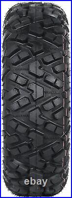 Set of 2, 25x8-12 ATV Tires, 6Ply 25x8x12 205/80-12 All Terrain UTV Front Tyres