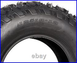 Set of 2, 25x8-12 ATV Tires, 6Ply 25x8x12 205/80-12 All Terrain UTV Front Tyres