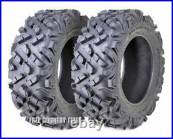 Set of 2 ATV UTV Tires 27x11-14 27x11x14 6PR Mud