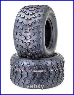 Set of 2 Sport ATV Tires 22x11-10 22x11x10 6PR Knobby 10296