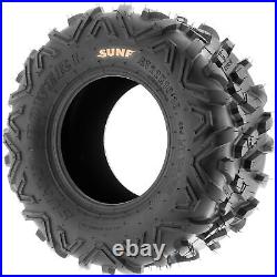 Set of 2 SunF 18x9.5-8 18x9.5x8 18x9.50-8 6PR Quad ATV All Terrain AT Tires A051
