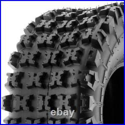 Set of 2, SunF 20x11-8 20x11x8 20-11-8 Quad ATV All Terrain AT Tires 6 Ply A027