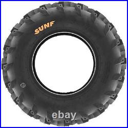 Set of 2, SunF 22x11-9 22x11x9 Sport ATV UTV Tires Off Road Tubeless 6PR A024