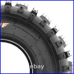Set of 2 SunF A035 18x10-8 18x10x8 Sport ATV UTV Knobby Tires 6 PR Tubeless