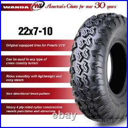 Set of 2 WANDA ATV UTV Tires 22x7-10 22x7-10 4PR