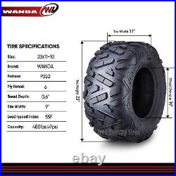 Set of 2 WANDA ATV UTV tires 23x11-10 23X11X10 6PR bighorn Style