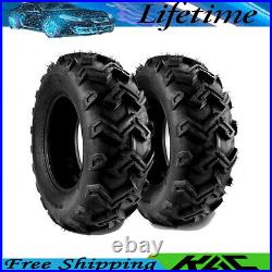 Set of 2pcs ATV UTV TIRES 25X8-12 25X8X12 6PR DURABLE DEEP TREAD All Terrin