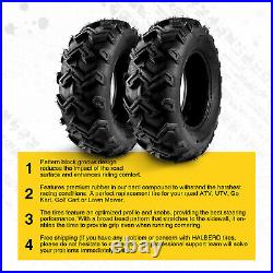 Set of 2pcs ATV UTV TIRES 25X8-12 25X8X12 6PR DURABLE DEEP TREAD All Terrin