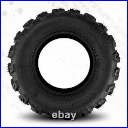 Set of 2pcs ATV UTV TIRES 25X8-12 25X8X12 6PR DURABLE DEEP TREAD All Terrin