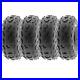 Set of 4, 18×7-7 18x7x7 ATV UTV Tubeless 4 Ply Tires for 7 Rims SunF A007