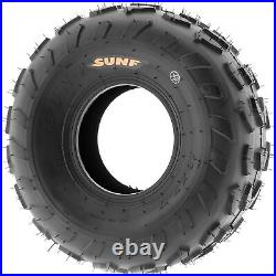 Set of 4, 18x7-7 18x7x7 ATV UTV Tubeless 4 Ply Tires for 7 Rims SunF A007