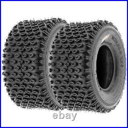 Set of 4, 19x7-8 & 18x9.5-8 Replacement ATV UTV 6 Ply Tires A012 by SunF