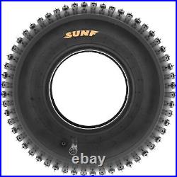 Set of 4, 19x7-8 & 18x9.5-8 Replacement ATV UTV 6 Ply Tires A012 by SunF