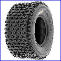 Set of 4, 19x7-8 & 18x9.5-8 Replacement ATV UTV 6 Ply Tires A012 by SunF